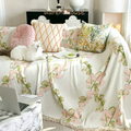 Fresh Chenille Jacquard Sofa Throw Cover
