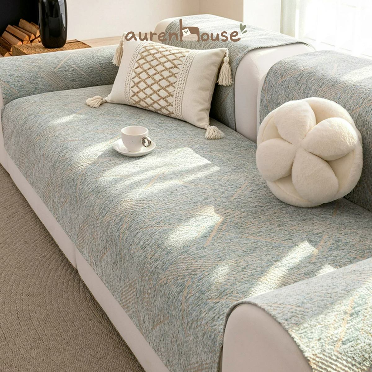 Modern Chenille Non-Slip Sofa Cushion