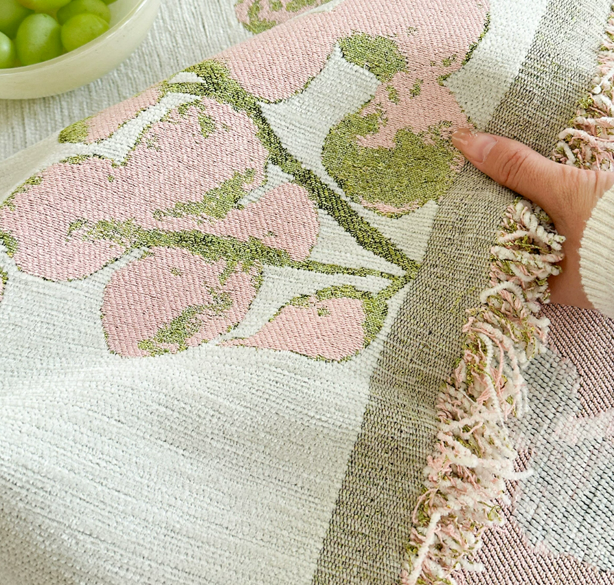 Fresh Chenille Jacquard Sofa Throw Cover