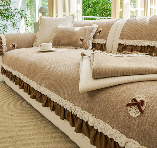 French Chenille Non-Slip Sofa Cushion