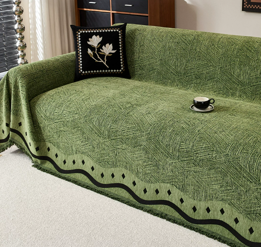 Vintage Chenille Anti-Scratch Sofa Throw
