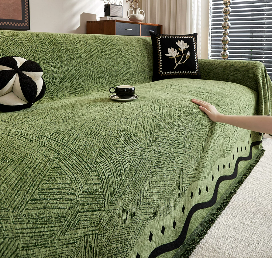Vintage Chenille Anti-Scratch Sofa Throw