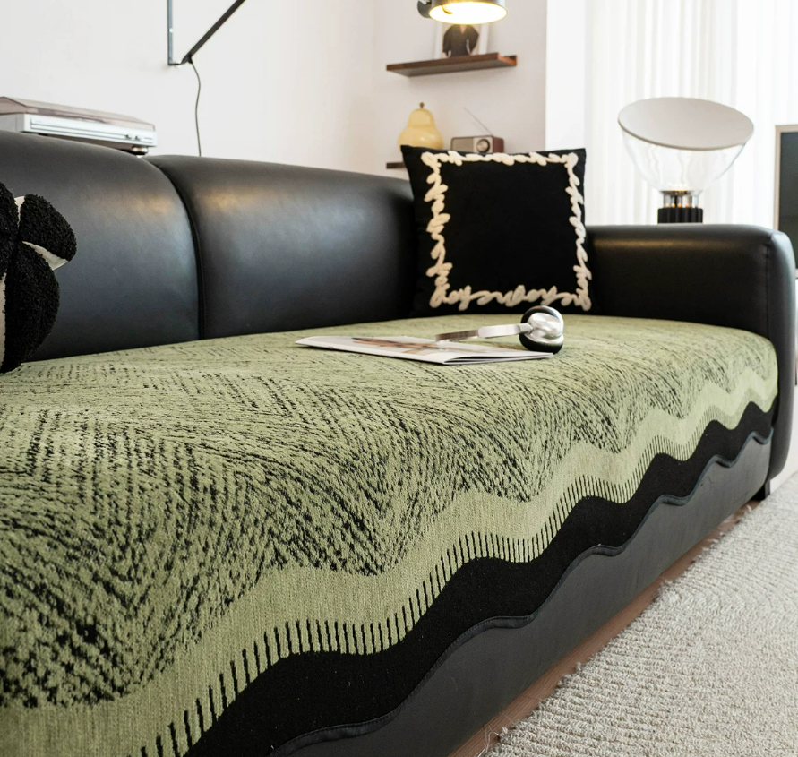 Luxury Vintage Chenille Shaped Sofa Mat